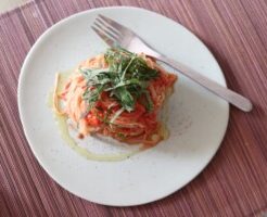 ソレダメのレシピ・トマトの冷製パスタ