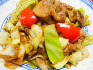 あさイチのレシピ・ホットプレート回鍋肉（ホイコーロー）