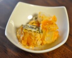 きょうの料理のレシピ・かぼちゃとさけのレモンマスタードマリネ