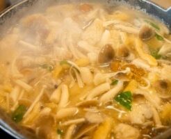 あさイチのレシピ・きのこと野菜の中華風鶏鍋