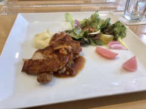 あさイチのレシピ・骨付き鶏もも肉のソテー りんご赤ワインソース