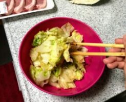 ノンストップのレシピ・高菜サラダ