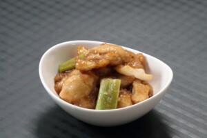 きょうの料理のレシピ・鶏肉とねぎの煮物　かき風味