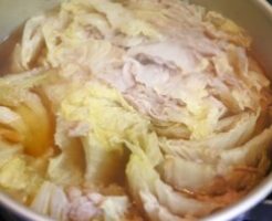 キューピー3分クッキングのレシピ・白菜とひき肉のミルフィーユ鍋