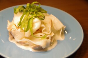 あさイチのレシピ・大根のピーラー薄切りサラダ
