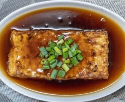 あさイチのレシピ・肉詰め厚揚げ豆腐 オイスターソース煮