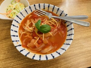水野真紀の魔法のレストランのレシピ・竹内流野菜たっぷりスープパスタ