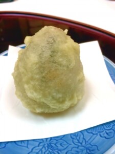 青空レストランのレシピ・いちご（真紅の美鈴）の天ぷら