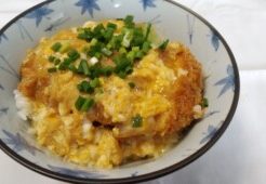 きょうの料理のレシピ・コロッケの鶏卵あんかけ丼