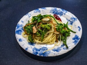きょうの料理のレシピ・菜の花のパスタ