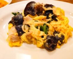 あさイチのレシピ・生きくらげと豚肉の卵炒め（木須肉）