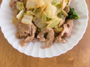 男子ごはんのレシピ・白菜の漬物とメンマの炒め物