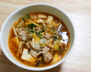 家事ヤロウのレシピ・大根麺の豆腐チゲ