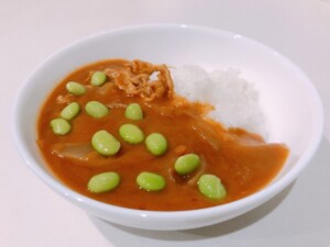 あさイチのレシピ・枝豆とソーセージの夏カレー