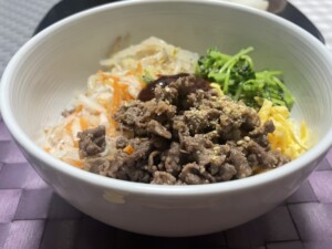 きょうの料理のレシピ・ナムルと甘辛牛肉のビビンバ