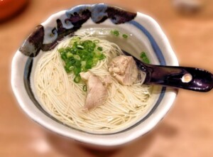 男子ごはんのレシピ・鶏とかつおだしのにゅうめん