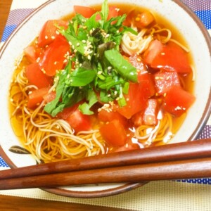 相葉マナブのレシピ・トマトたっぷり素麺