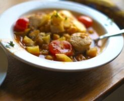 きょうの料理ビギナーズのレシピ・くしゅくしゅ肉だんごと野菜のスープ煮