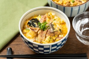 ノンストップのレシピ・鮭ナス丼