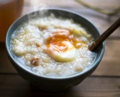 きょうの料理のレシピ・オートミールのキムチがゆ