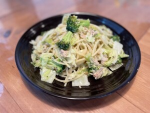 ヒルナンデスのレシピ・ブロッコリーのクタクタパスタ