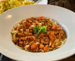 ノンストップのレシピ・和風サバみそパスタ