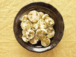 DAIGOも台所のレシピ・長芋といかの海苔あんかけ