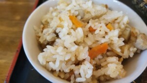 土曜はナニするのレシピ・豆乳炊き込みご飯