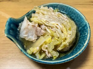 なないろ日和のレシピ・白菜のレンジ蒸し