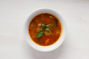 ウワサのお客さまのレシピ・サバのトマトカレースープ