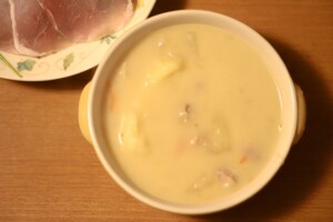 あさイチのレシピ・かぶと鶏肉のクリームシチュー