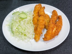 DAIGOも台所のレシピ・ささみのパン粉焼き