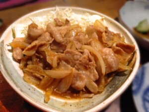 ノンストップのレシピ・豚の煮ショウガ焼き