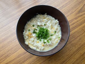 きょうの料理ビギナーズのレシピ・帆立て缶とかぶの雑炊