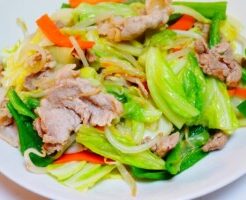 きょうの料理のレシピ・シャッキリ肉野菜炒め