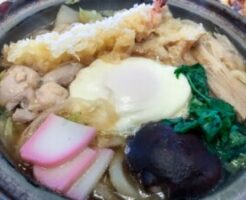 キューピー3分クッキングのレシピ・鍋焼きうどん