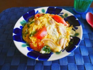 あさイチのレシピ・トマト入り親子丼