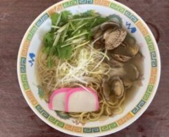 どさんこワイド179のレシピ・アサリの潮ラーメン