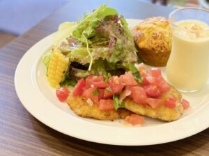 キューピー3分クッキングのレシピ・鶏胸肉のカツレツ きゅうり＆キウイソース