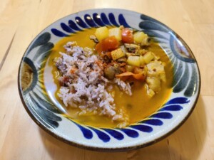 キューピー3分クッキングのレシピ・大根の鶏そぼろカレー