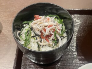 きょうの料理のレシピ・みつばのまぜご飯しらす添え