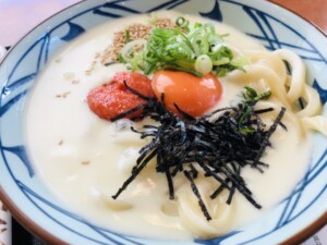 ノンストップのレシピ・冷製めんたいチーズうどん