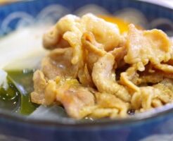 あさイチのレシピ・豚とわかめの塩あんかけ丼