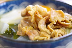 あさイチのレシピ・豚とわかめの塩あんかけ丼