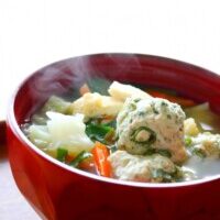 青空レストランのレシピ・かすみ鴨の沢煮椀