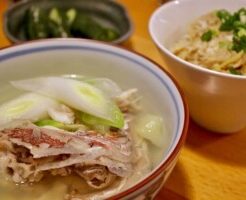 しあわせは食べて寝て待てのレシピ・潮汁