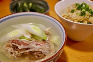 しあわせは食べて寝て待てのレシピ・潮汁