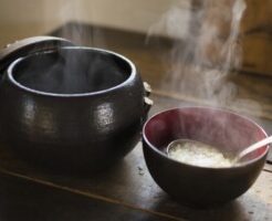 しあわせは食べて寝て待てのレシピ・お粥