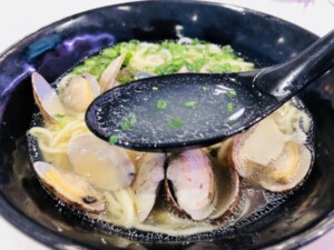 相葉マナブのレシピ・ブロッコリーとハマグリと海苔のスープ