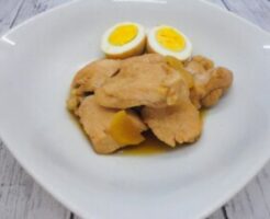 キューピー3分クッキングのレシピ・しっとり鶏胸肉のさっと煮